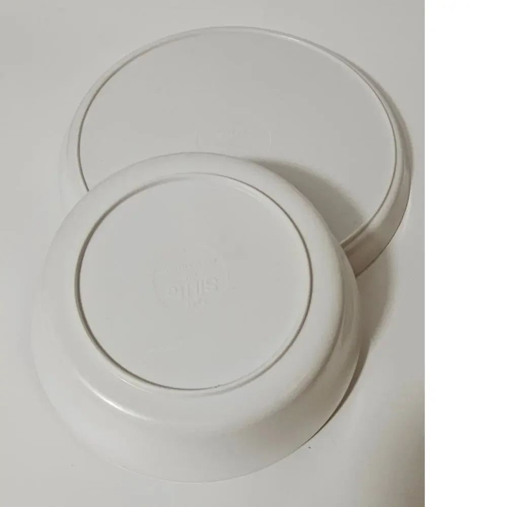Vintage 1970s Silite Melamine Pet Rabbit Plate & Bowl Set